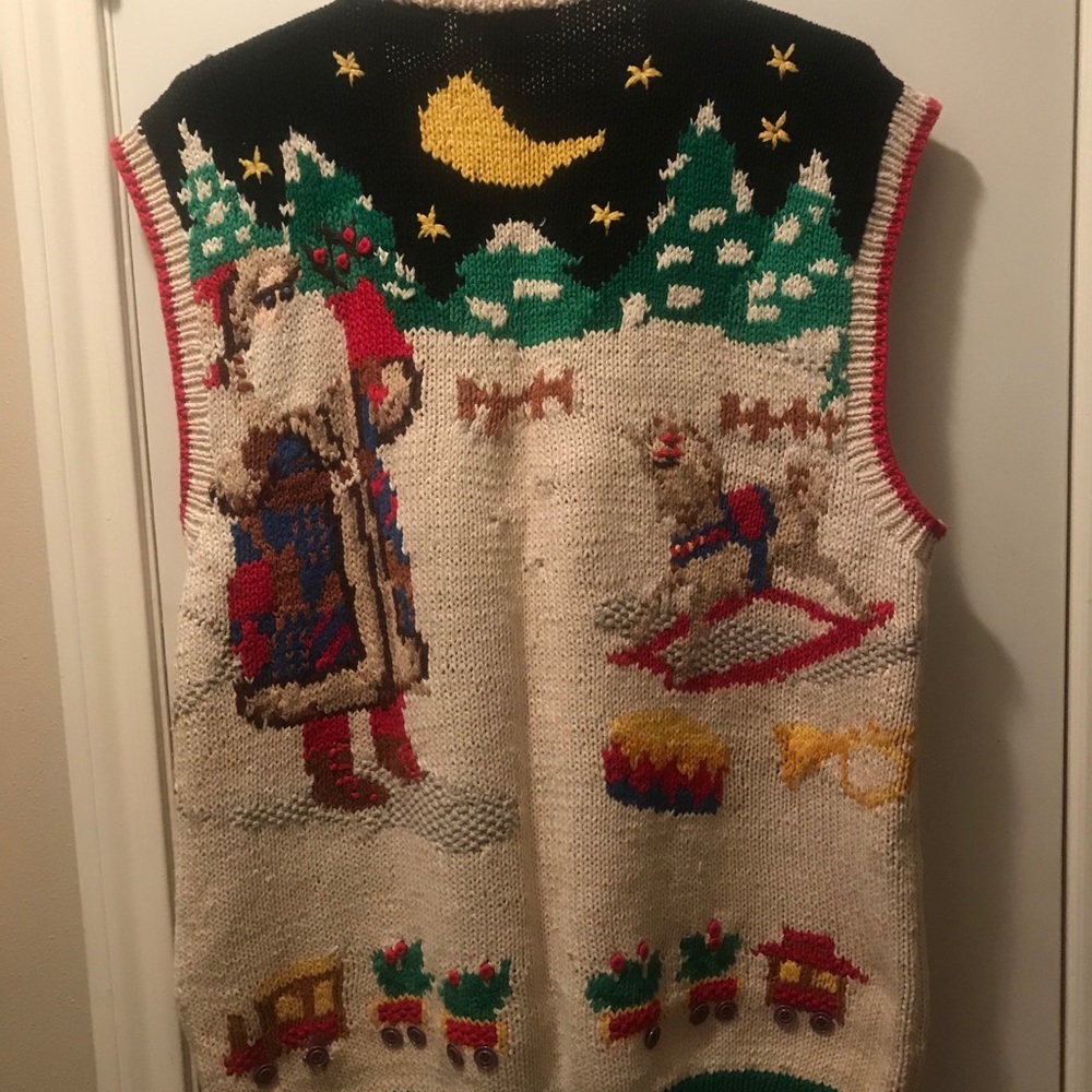 Classy Winer White Christmas Vest